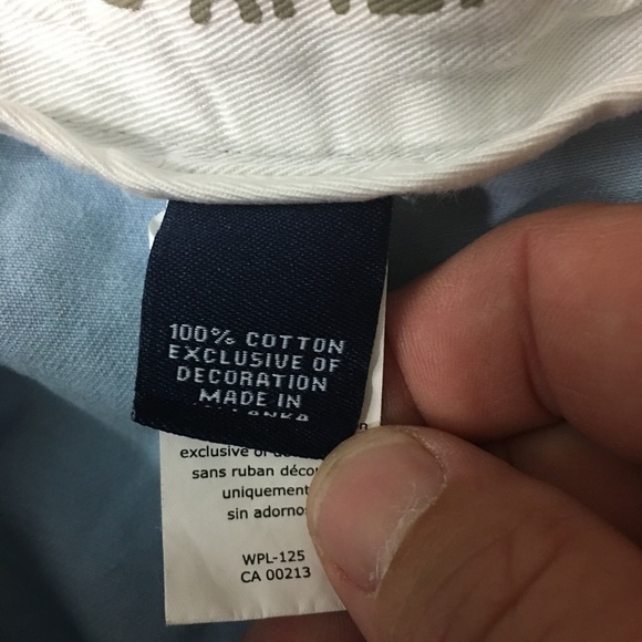 Chaps Blue True American Chino Pants - Picture 6 of 6